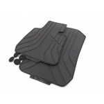Set of FRONT floor mats Rubber, E90/E91/E92/E93 (Black)